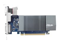 ASUS GT710-SL-1GD5 - Carte graphique - GF GT 710 - 1 Go GDDR5 - PCIe 2.0 - DVI, D-Sub, HDMI - san ventilateur 90YV0AL0-M0NA00